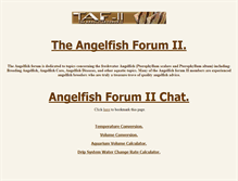 Tablet Screenshot of angelfish.net